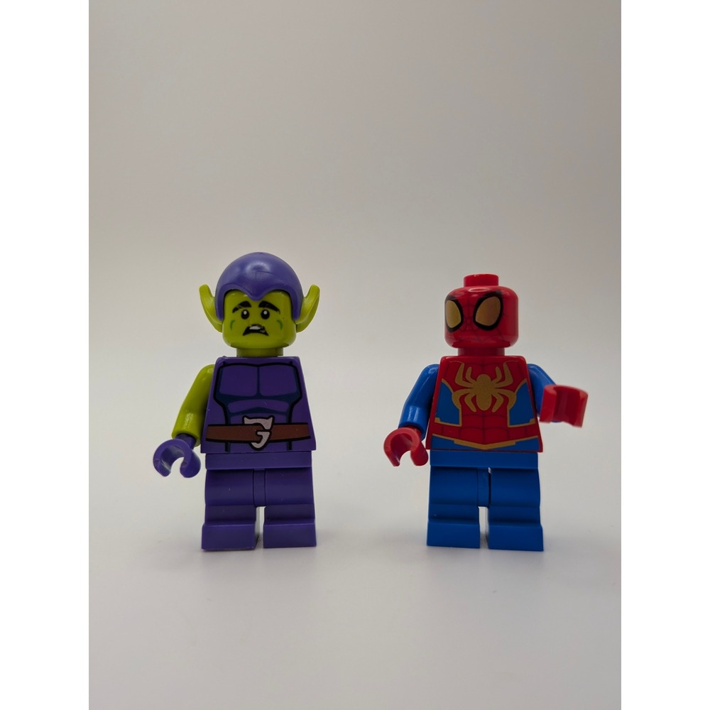 LEGO Marvel Super Heroes Spider-Man Iron Spider and Green Goblin Minifigure Lot